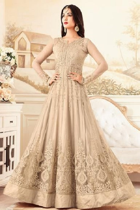 heavy long party gown at Rs 1850 | Surat | ID: 21549111062